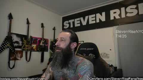 StevenRiseNYC online show from July 5, 1:07 pm