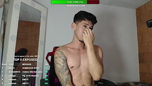 stevenSEX123 online show from July 10, 4:49 am
