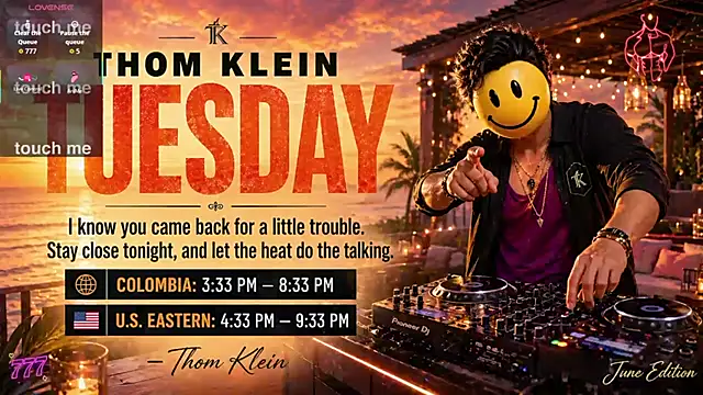 thomklein online show from July 14, 8:37 pm
