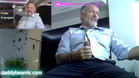 Snapshot of daddybearvlc chatting on December 8, 10:08 am DaddyBear online show from December 8, 10:08 am