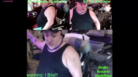 Drake D Vamp aka Drake DarkRose online show from January 25, 12:38 am