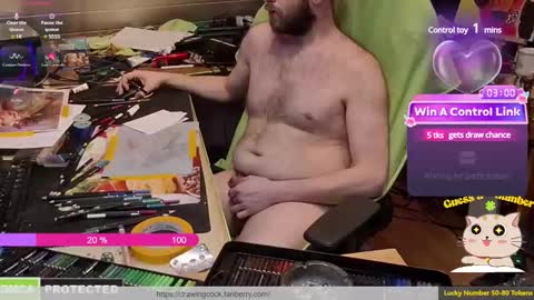 drawingcock online show from January 29, 4:41 pm