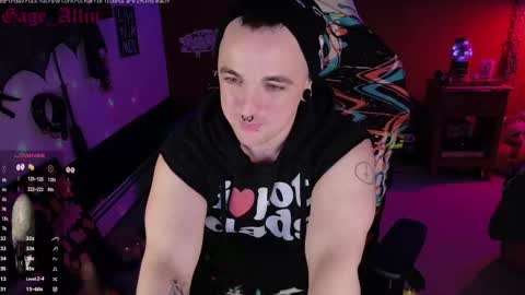 Gage Allin AKA Alpha Pussy online show from November 6, 10:57 pm