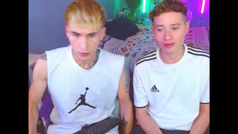 SANTI  AND JORDAN online show from December 4, 8:05 pm