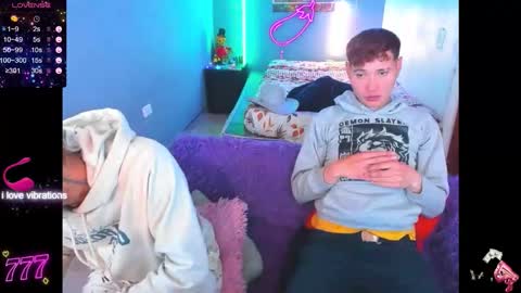 SANTI  AND JORDAN online show from February 19, 6:37 pm