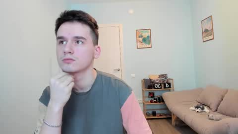 Thomas brunette and Alex blond online show from February 18, 8:16 am