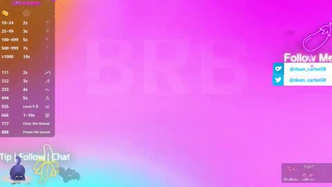 Dean Carter online show from January 12, 12:03 am