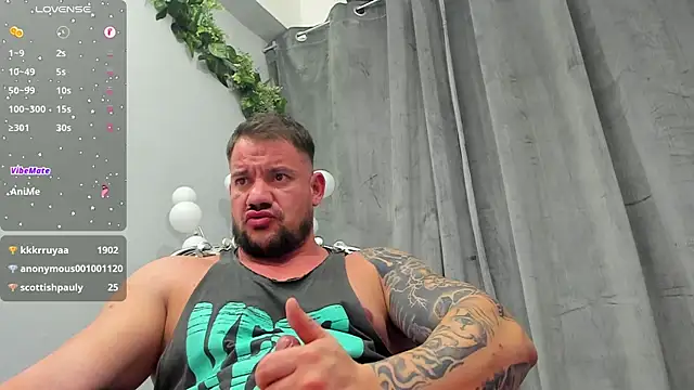 musclemonster31 online show from February 9, 6:54 am