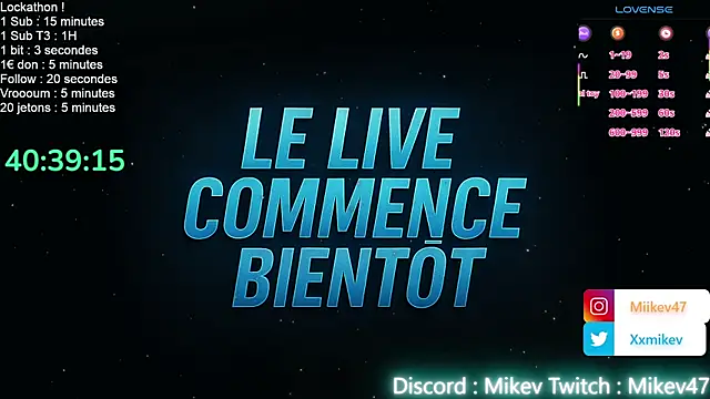 Mikev online show from October 9, 6:02 pm