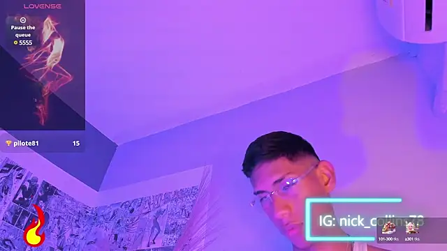 Nick Collins18 online show from January 17, 7:08 am