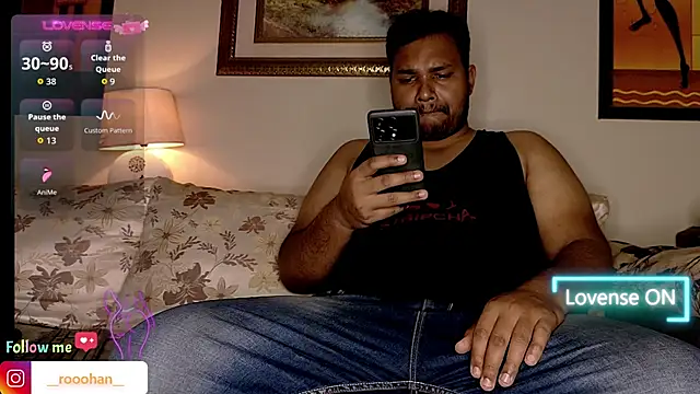 Naughty Rohan  online show from February 24, 1:45 pm