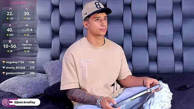 jaze bradley online show from September 22, 4:50 pm