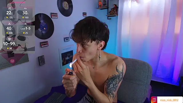 Snapshot of Nick_Bangover_ chatting on October 1, 6:45 pm Nick Bangover  online show from October 1, 6:45 pm