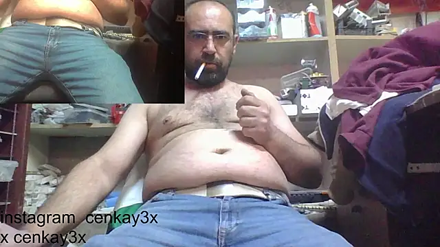 masculine bear daddy online show from January 31, 6:47 pm