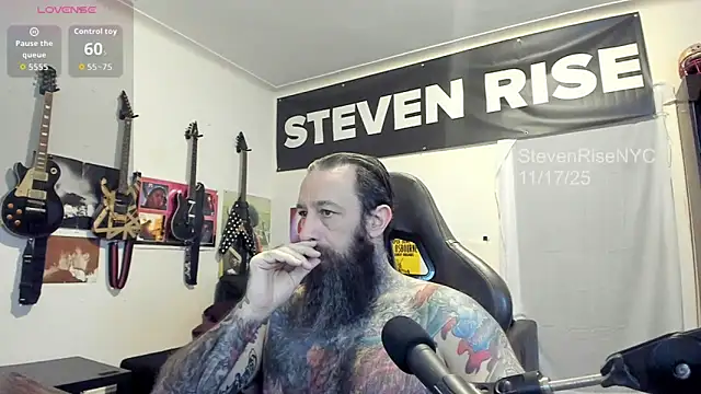 StevenRiseNYC online show from November 17, 1:36 pm