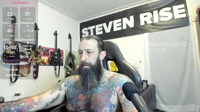 StevenRiseNYC online show from January 11, 2:04 am